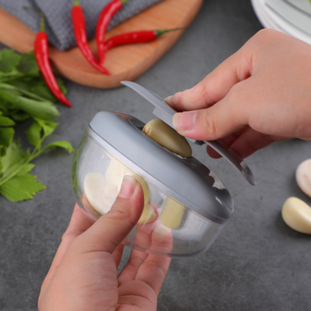 (🔥Christmas Hot Sale-50% OFF)2 in 1 Chop the Garlic Device--BUY 1 GET 1 FREE