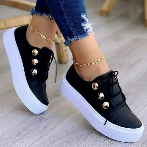 Last Day Promotion 50% OFF⇝WOMEN'S SUPER COMFORTABLE LEATHER SHOES WITH A ROUND TOE