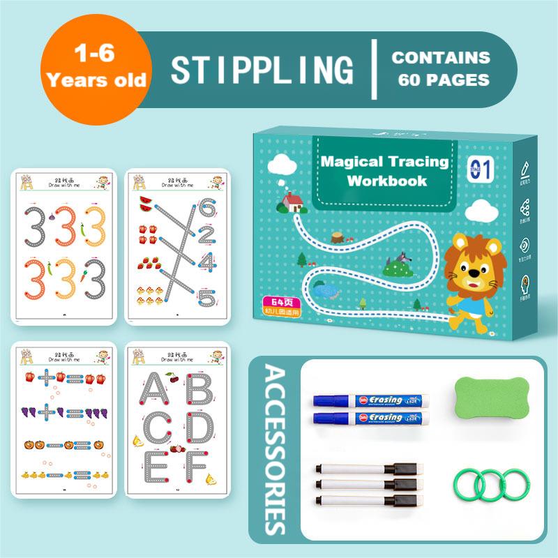 🔥45% OFF Last Day Sale - Magical Tracing Workbook Set (BUY 2 SETS FREE SHIPPING)