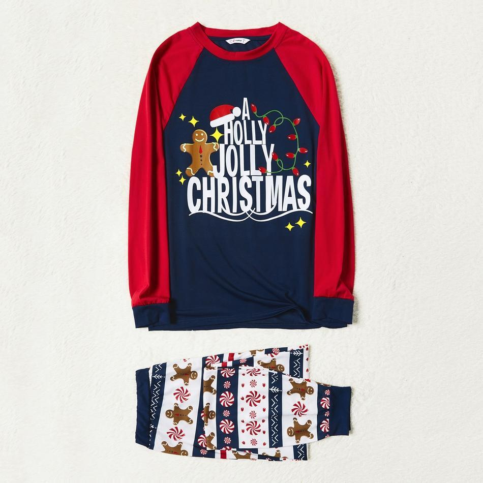 Christmas Letter Print Family Matching Pajamas Sets