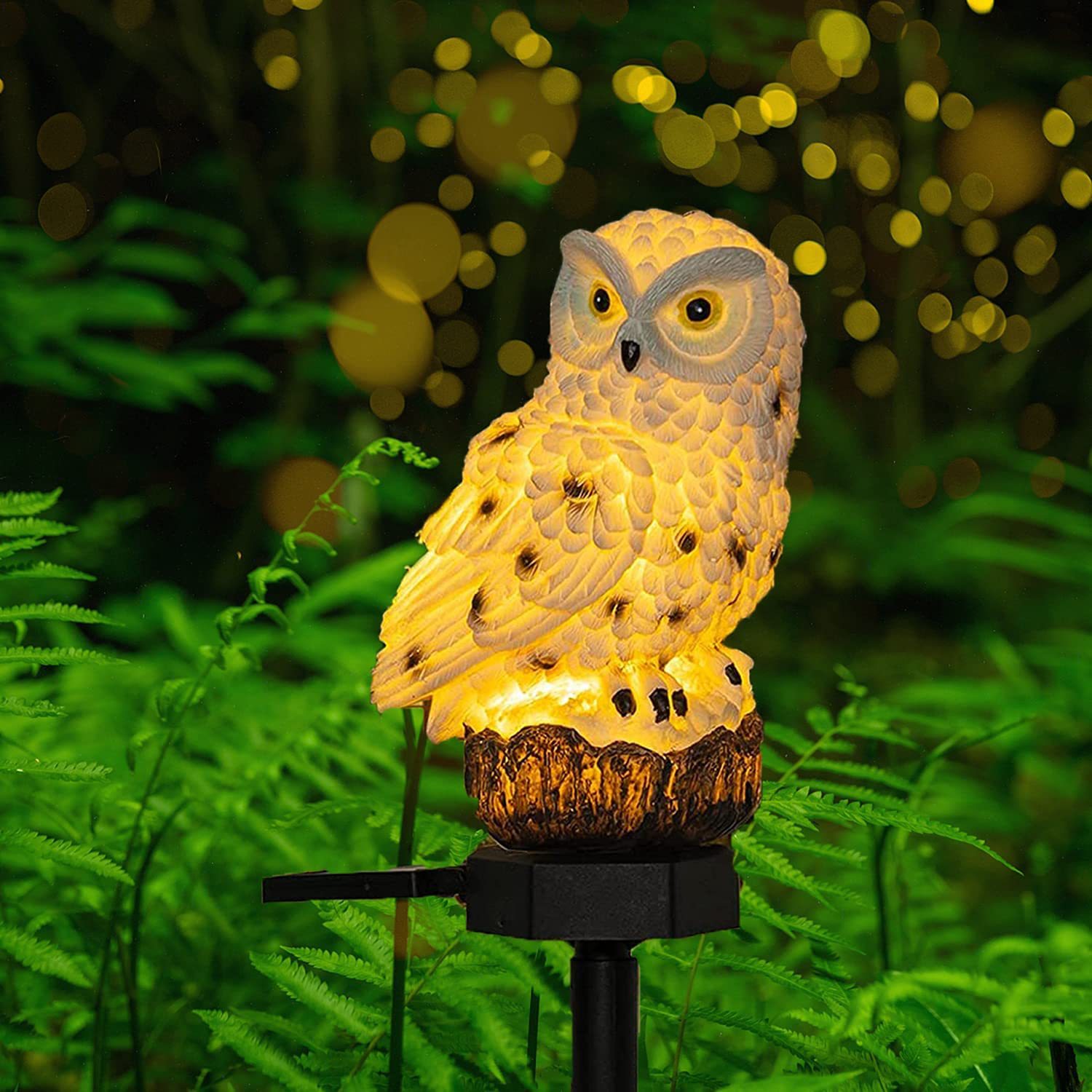 (🔥Last Day Promotion-SAVE 50% OFF) WATERPROOF SOLAR POWERED OWL LIGHT-BUY 2 FREE SHIPPING