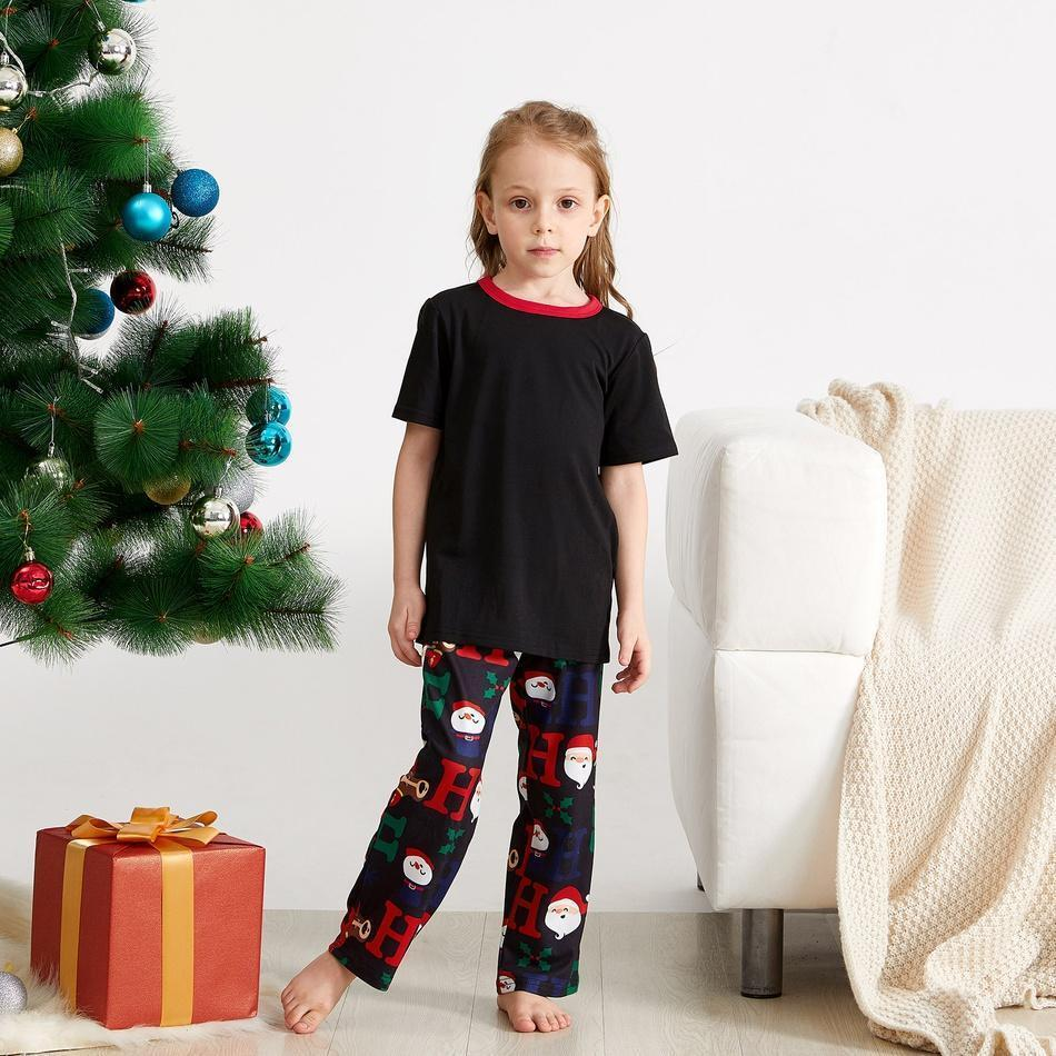 Christmas Cute Cartoon Santa Family Matching Pajamas Set