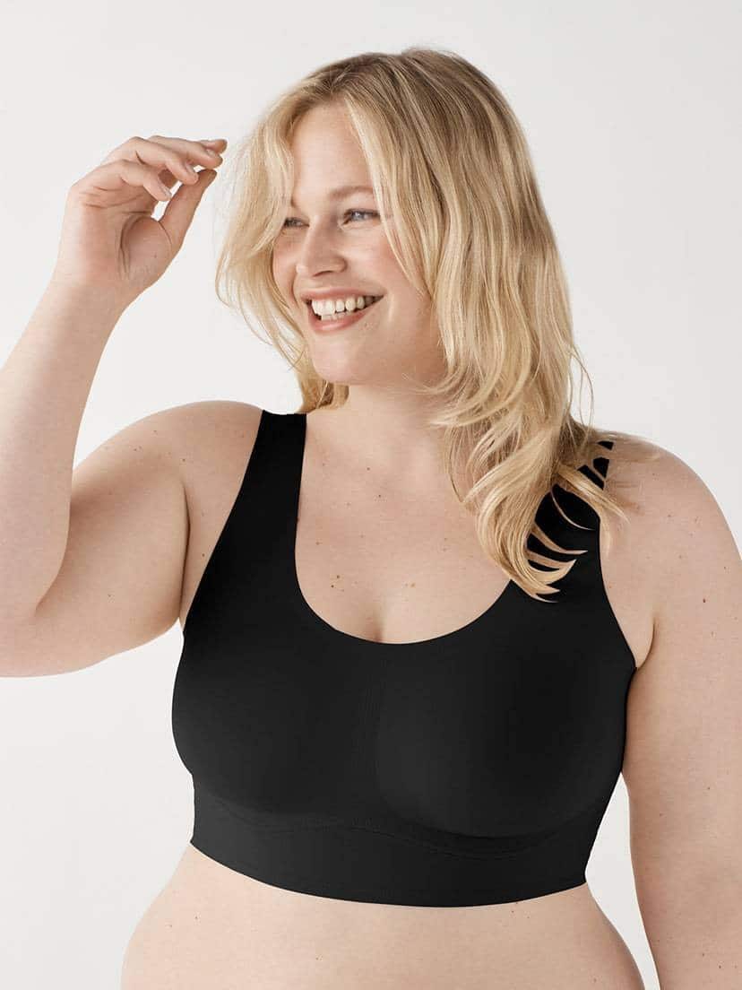 ULTRA COMFORT SEAMLESS SHAPING WIREFREE SUPPORT BRA PLUS SIZES