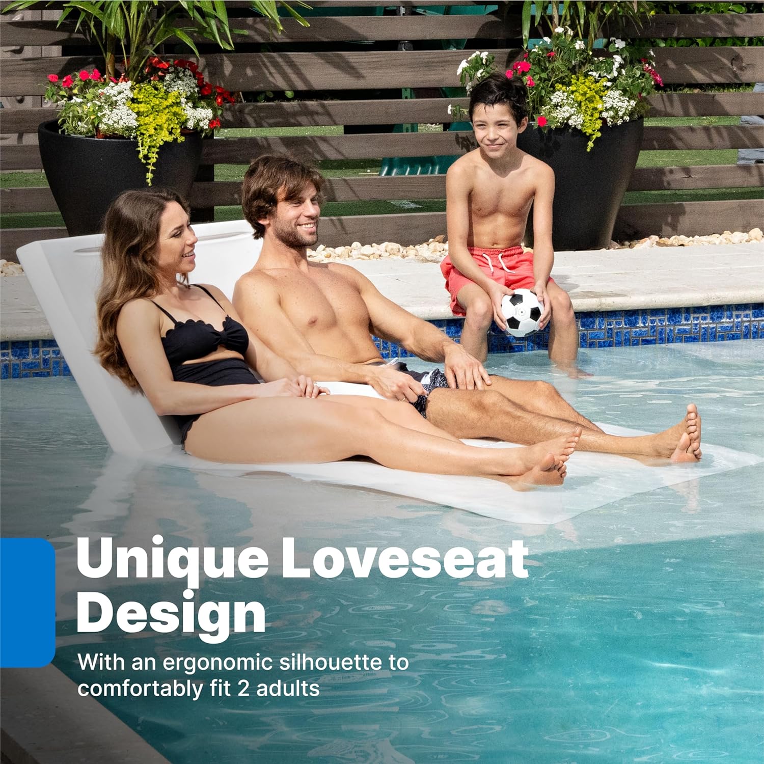 Step2 Vero Pool Lounger Loveseat Fade-Resistant Waterproof Patio Furniture