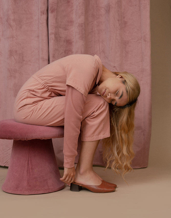 Cropped Canvas Jumpsuit(Buy 2 Free Shipping)