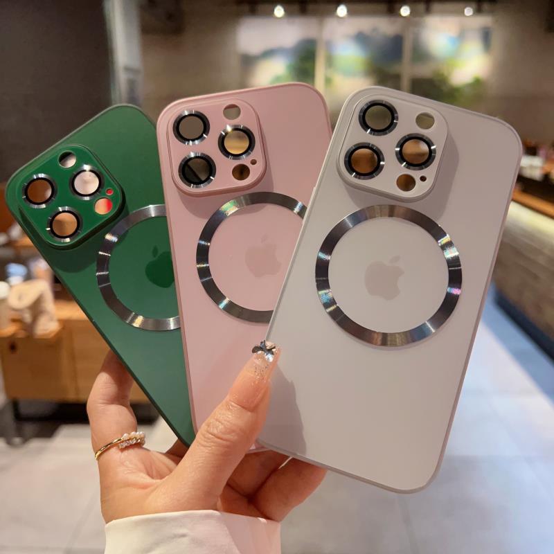 Magnetic Suction Comes With Lens Film Case Cover For iPhone