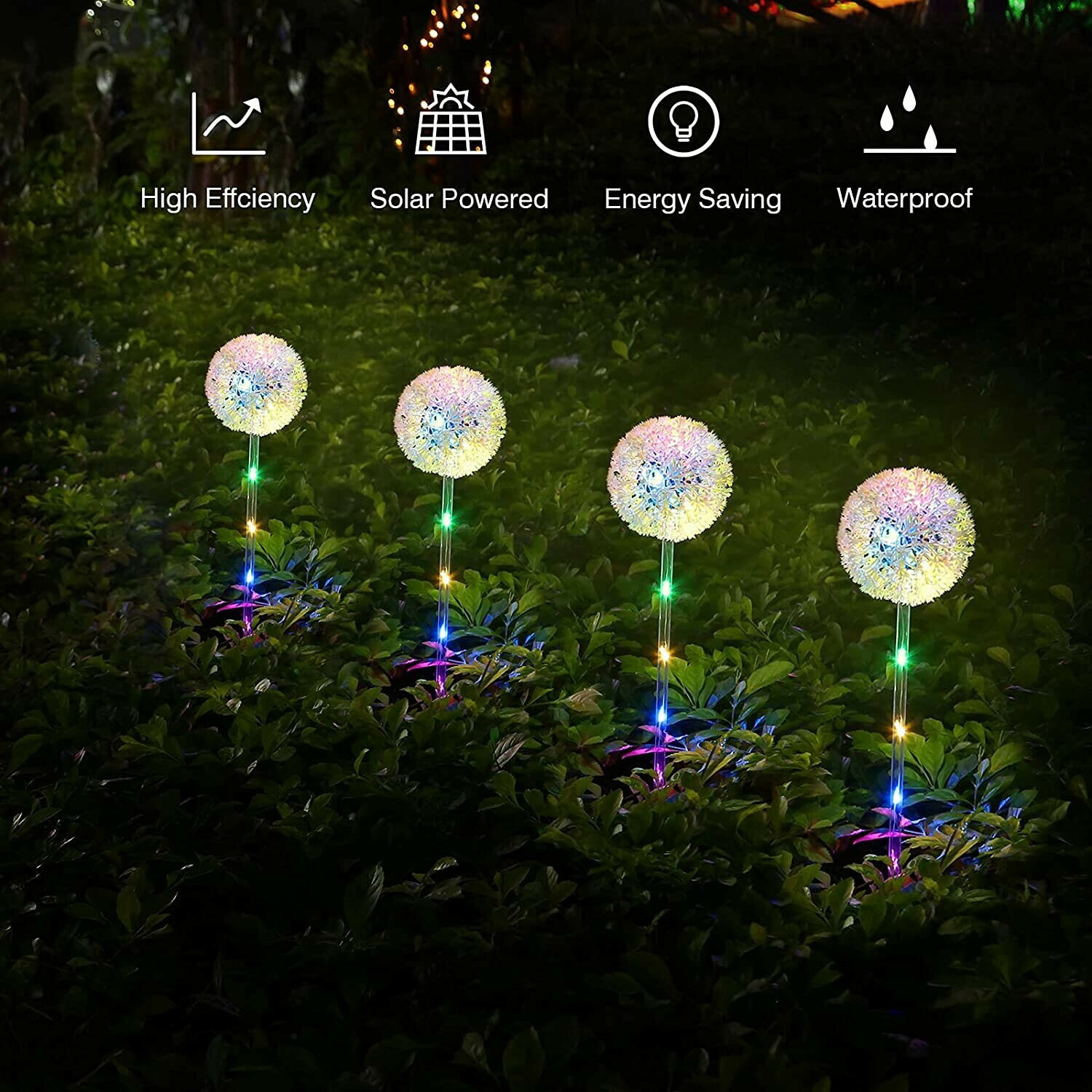 🔥Last Day Promotions - 50% OFF🔥Outdoor Solar Dandelion Garden Stake Lights With 6 LED ( BUY 1 GET 1 FREE )