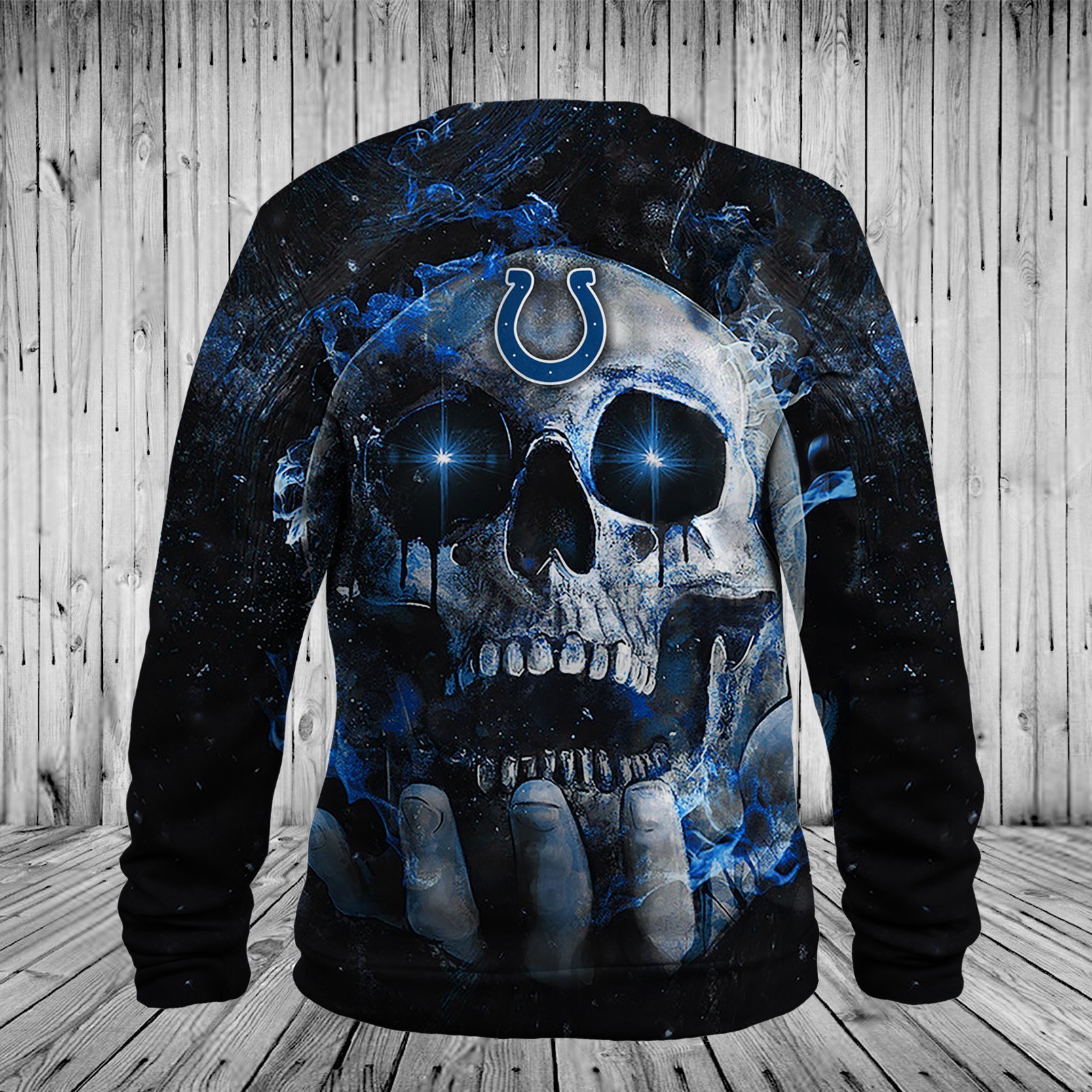 COLTS HOODIE 3D SKULL 76