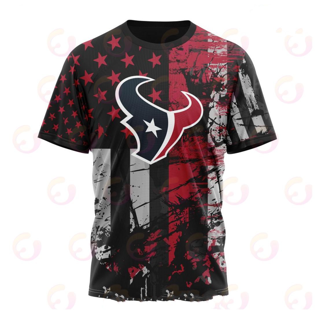 HOUSTON TEXANS 3D HOODIE JERSEY FOR AMERICA