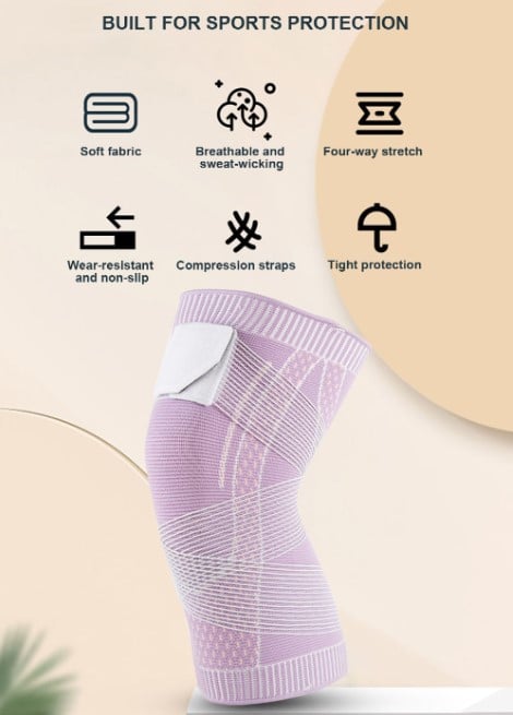 🔥Knee Compression Sleeve - Best Knee Brace