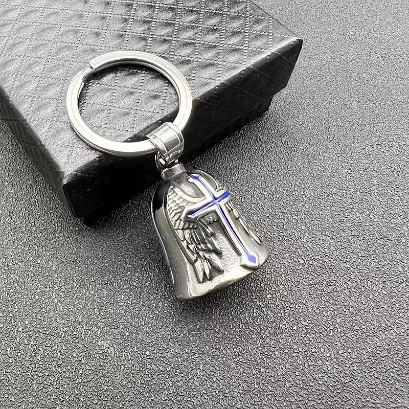 Motorcycle Biker Bell Accessory or Key Chain for Luck