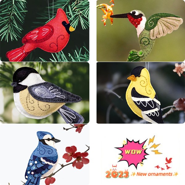 🔥Last Day Promotion - 50% OFF🔥 Handmade Felt Bird Hanging Ornament🐦 - Buy 4 Get 20% Off & Free Shipping