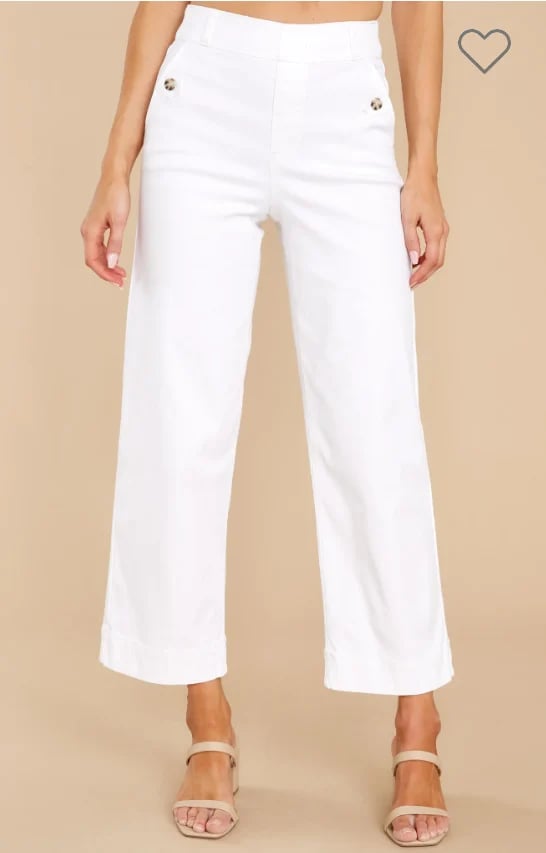 🔥Last Day Promotion 49% 🔥Stretch Twill Cropped Wide Leg Pants(Buy 2 Free Shipping)