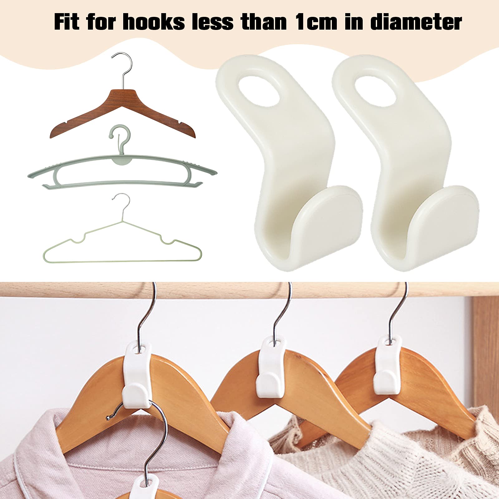 (🎄CHRISTMAS PRE-SALE 48%OFF NOW) Space-Saving Clothes Hanger Connector Hooks - BUY MORE SAVE MORE!