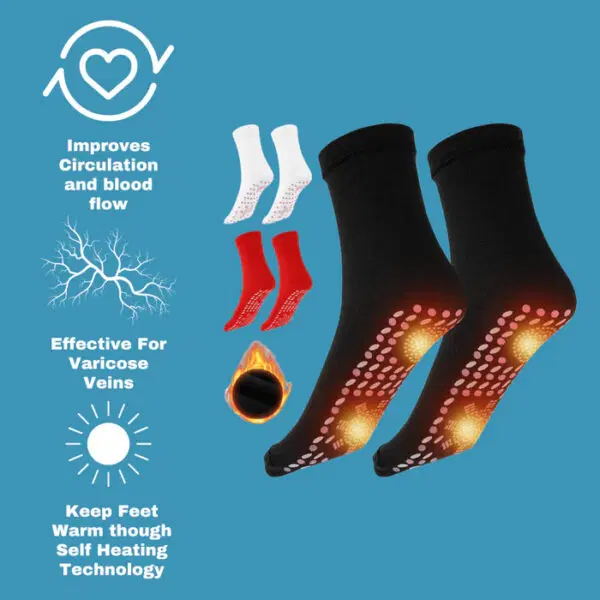 Health Sock Tourmaline Acupressure Self-Heating Socks