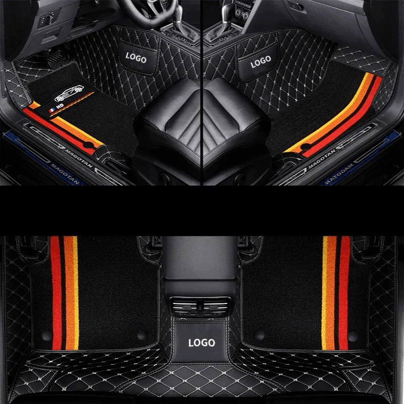 Custom-Fit All-Weather Car Floor Mat for Multiple Models, Double-Layer Durability