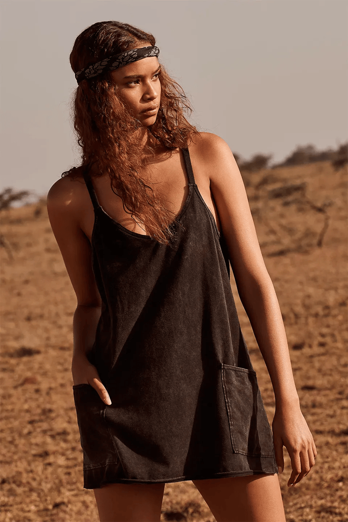 Summer Wide Mini Dress