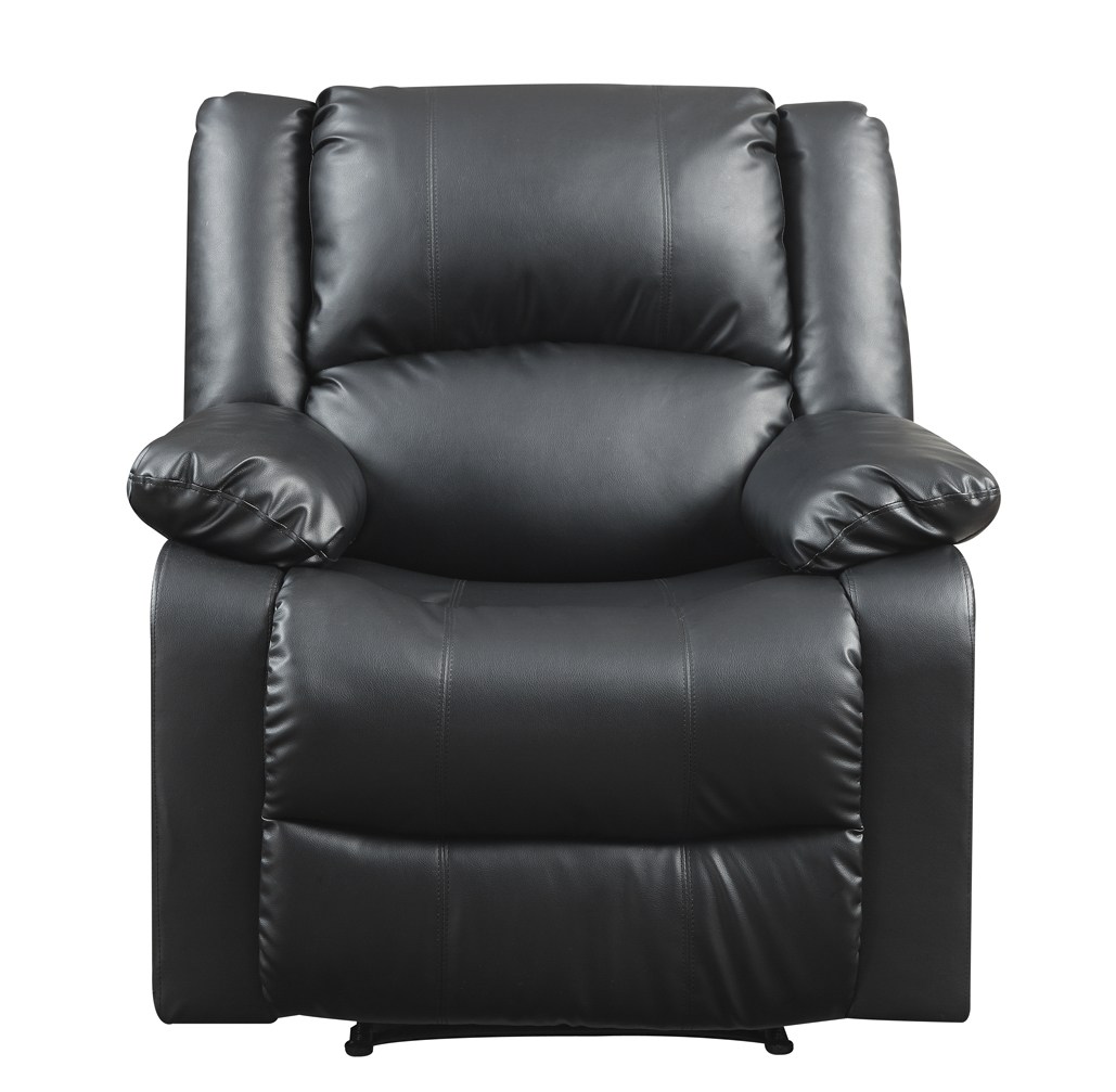 Relax A Lounger - Parkland Faux Leather Recliner in - Black