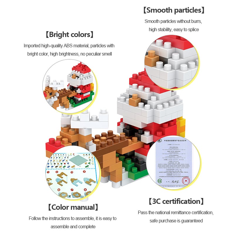 (🌲Early Christmas Sale- SAVE 49% OFF)DIY creative building block model-BUY 2 GET 10% OFF