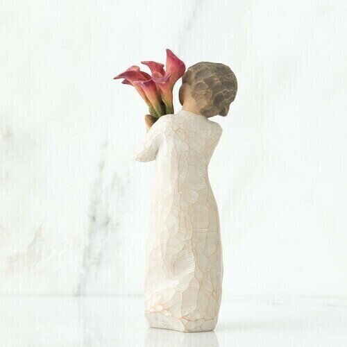 Flower of Friendship, Hand Carving-- A tribute to your friendship