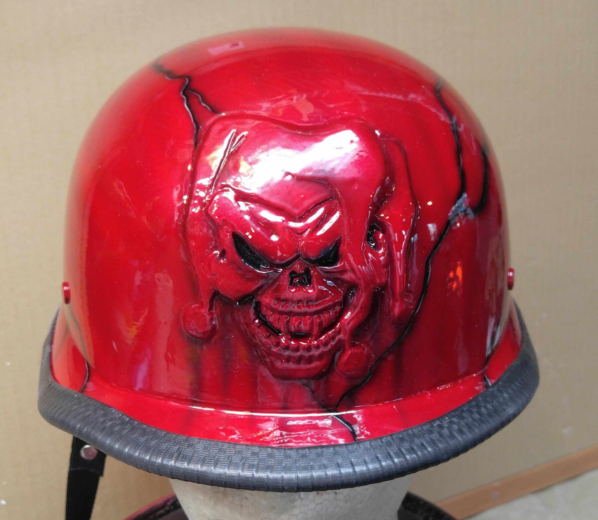 Harley Joker with granite texture Helmet