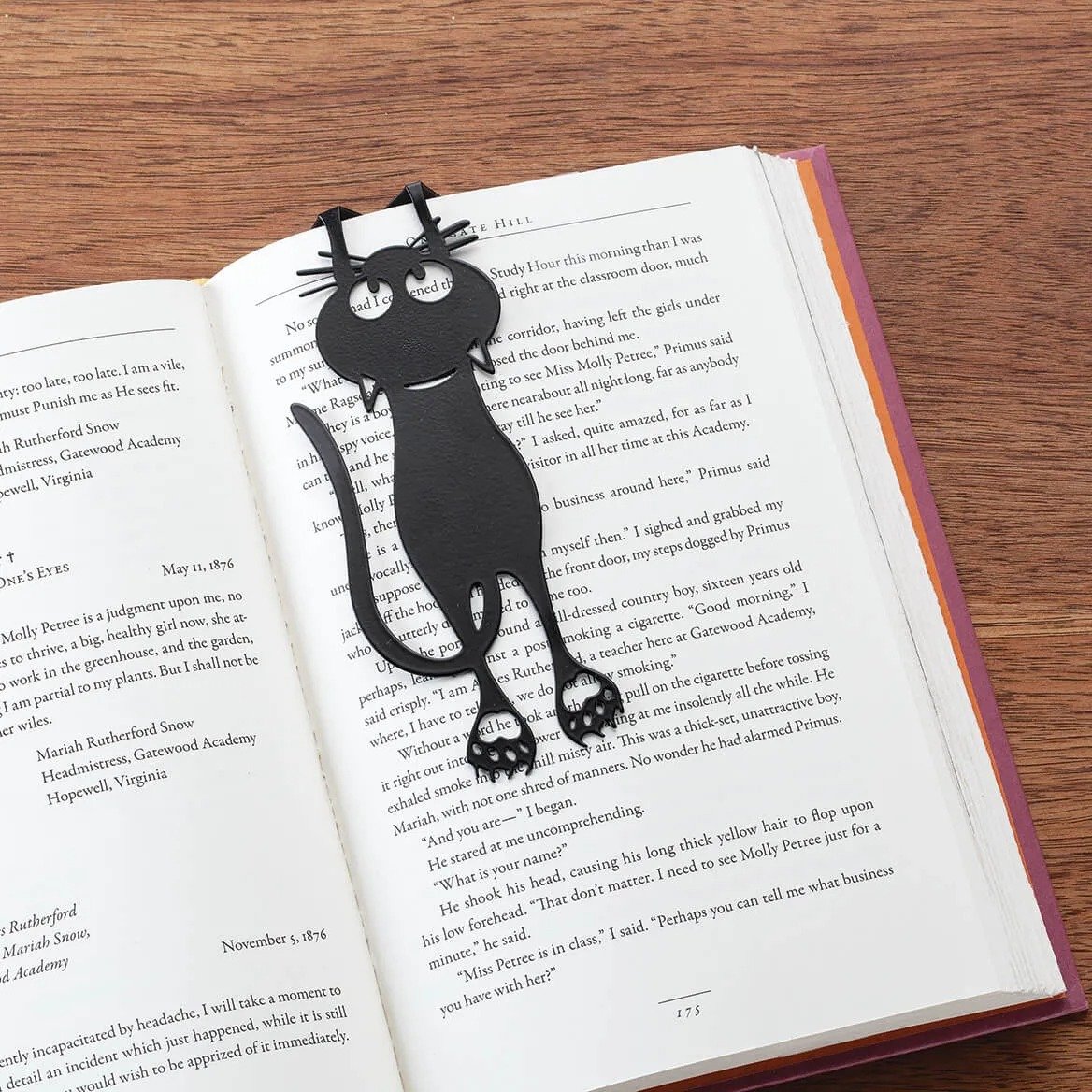 😸Funny Cat Bookmark- Locate Reading Progress With Cute Cat Paws🐾