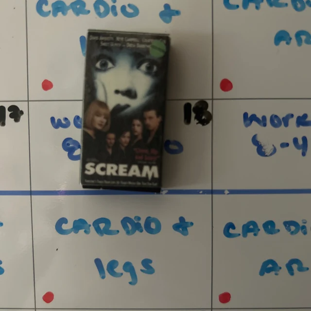 Miniature VHS Inspired Movie Magnet