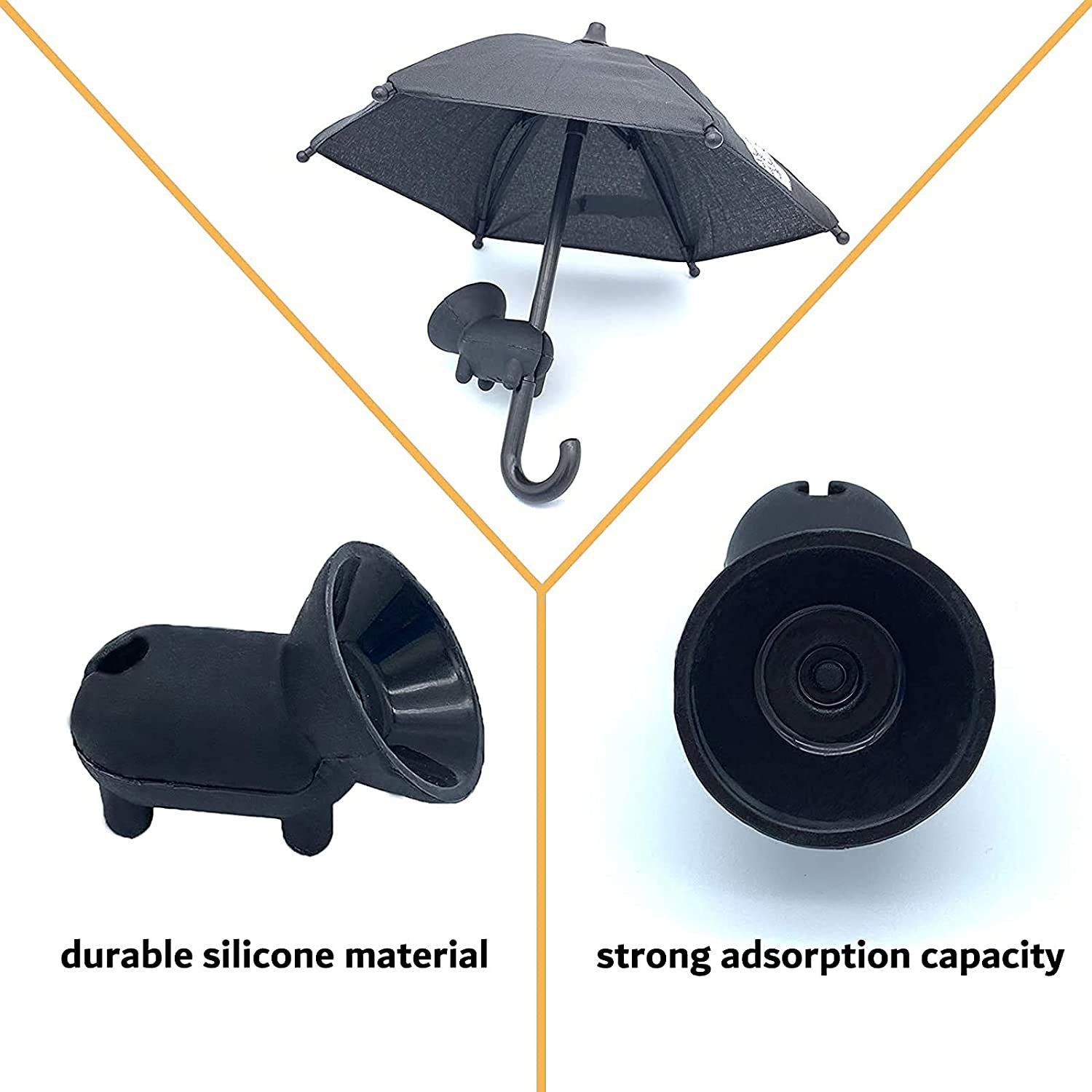 🔥Last Day Promotion-SAVE 50% OFF🔥Phone Umbrella Suction Cup Stand,Sun Shade Cover-BUY 2 GET 15% OFF