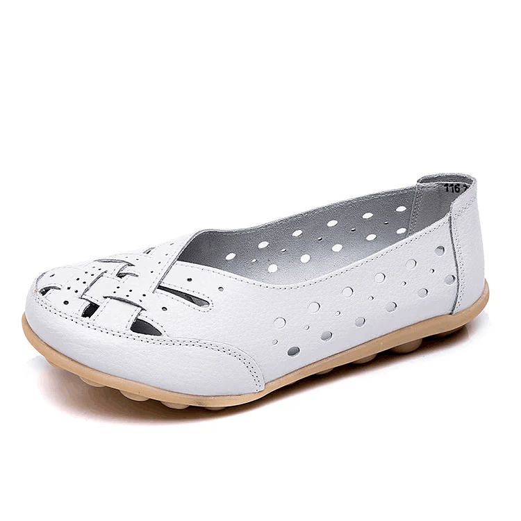 Orthopedic Loafers With Breathable Leather Fallinsoul