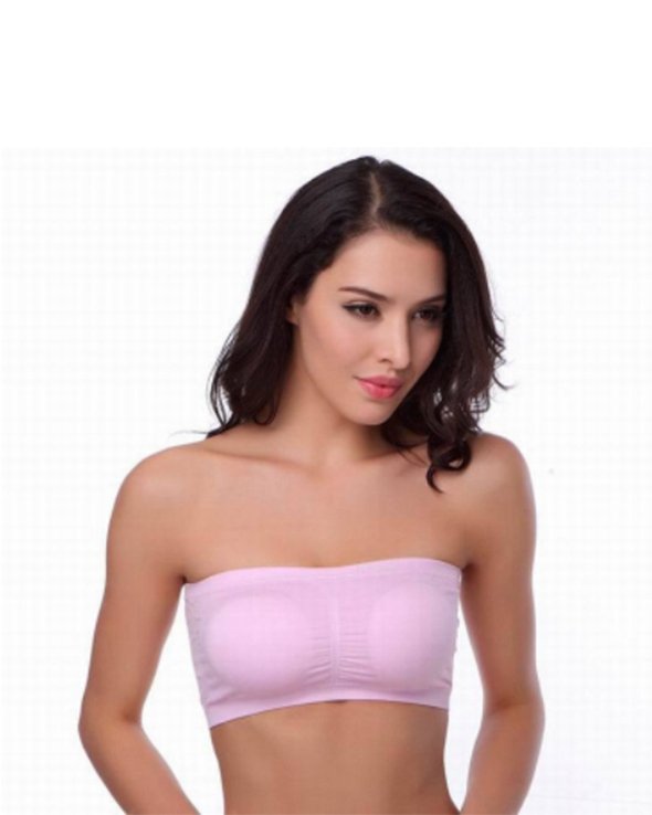 Invisible Seamless Supportive Bandeau Bra