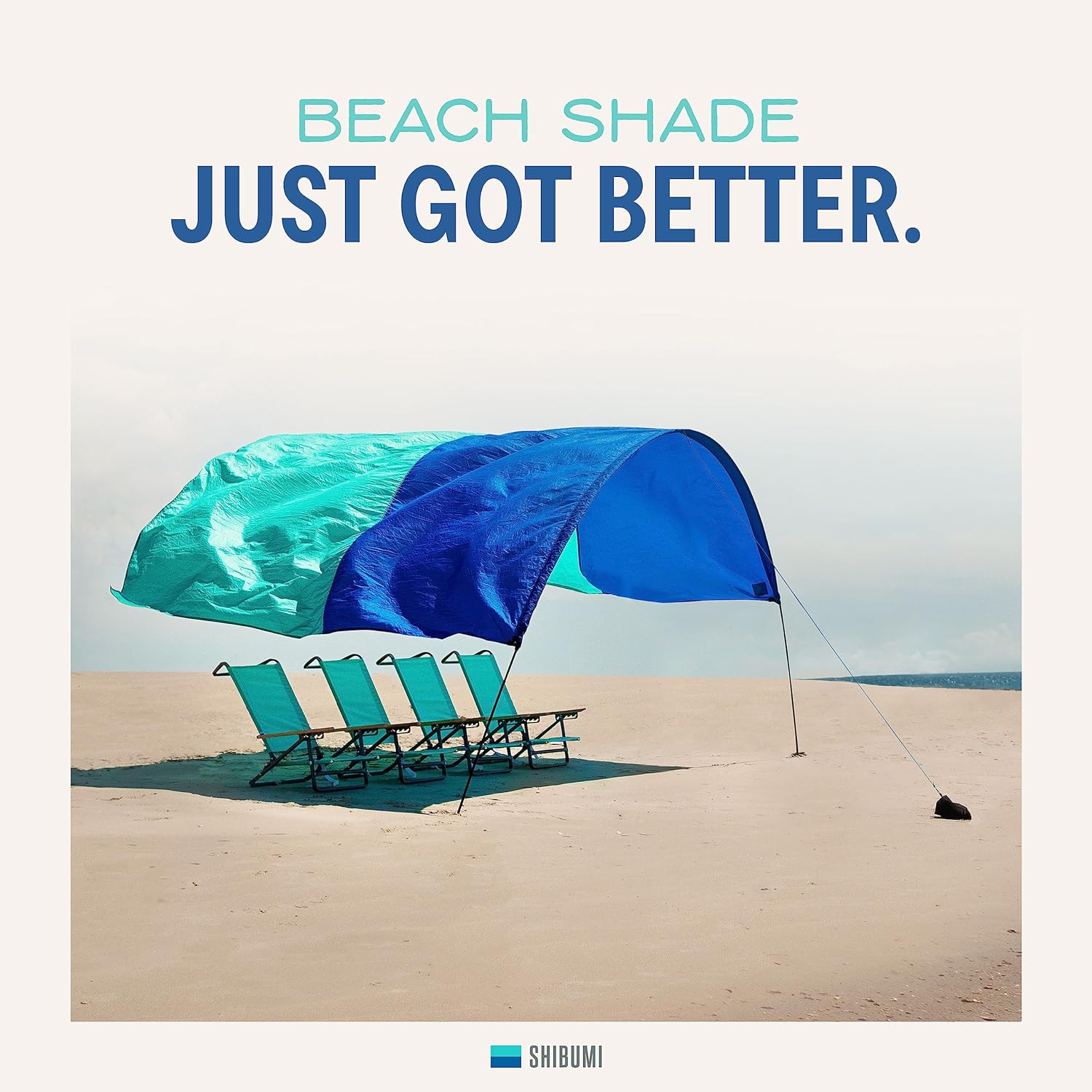Shibumi Beach Shade Compact Easy to Carry  Provides 150 Sq Ft