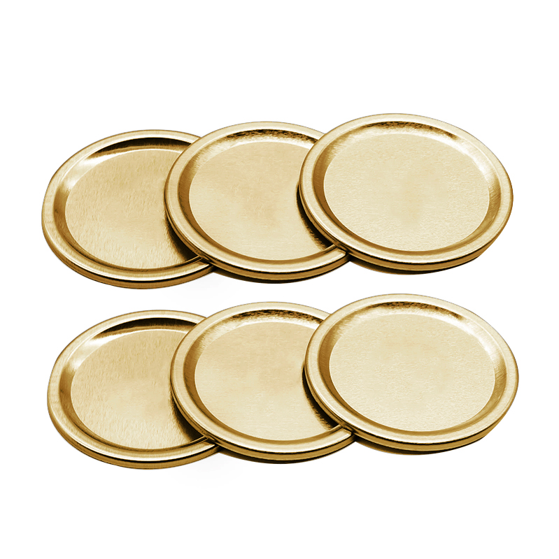 (GOLDEN) - Canning Lids Mason Jar Lids | 12-Pieces per Pack - Fast Delivery Worldwide