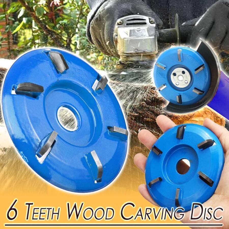 (🎉Father's Day Pre-sale - 50% OFF)  6 Teeth Wood Carving Disc