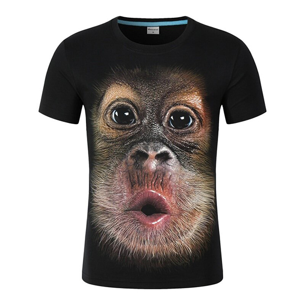 Men's 3D Funny Monkey T-Shirt