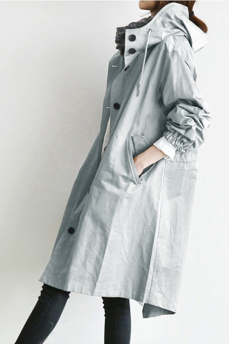 🔥 Last Day 70%OFF🔥 Hooded Trench Coat