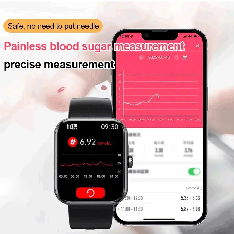[All day monitoring of heart rate and blood pressure] Bluetooth fashion smartwatch (Buy 2 Vip shipping) - LAST DAY 48% OFF