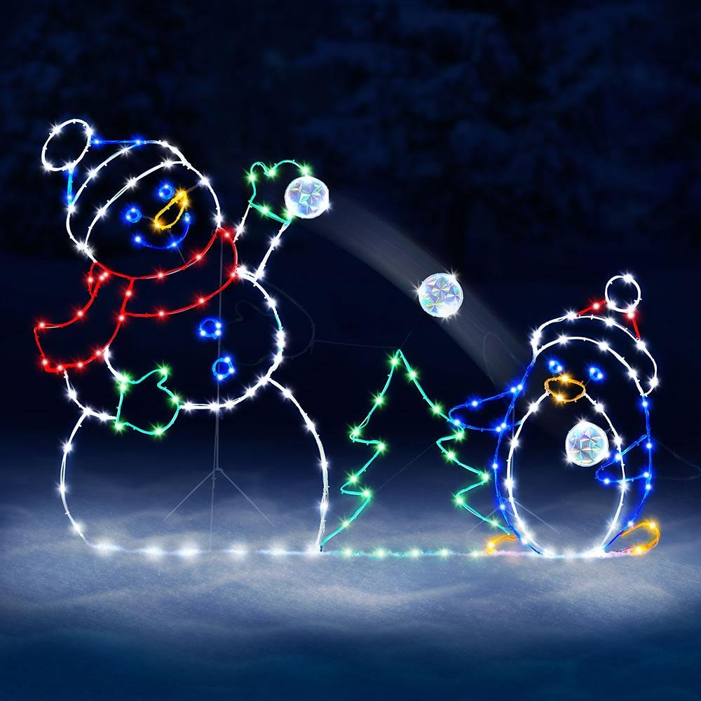 (🌲Early Christmas Sale- SAVE 50% OFF)The Playful Animated Snowball Light-BUY 2 GET 10% OFF & FREE SHIPPING