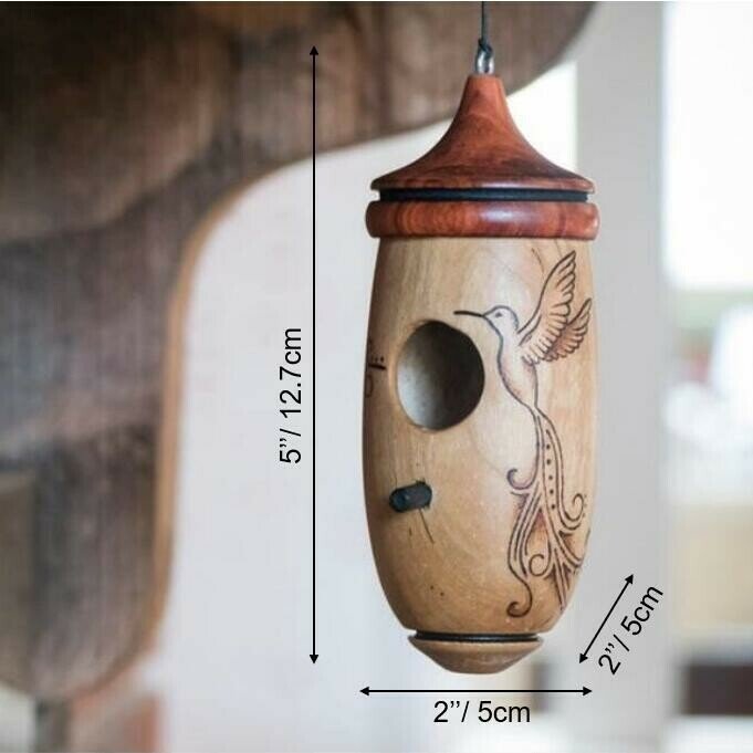Hummingbird House Nester Artisan Gift