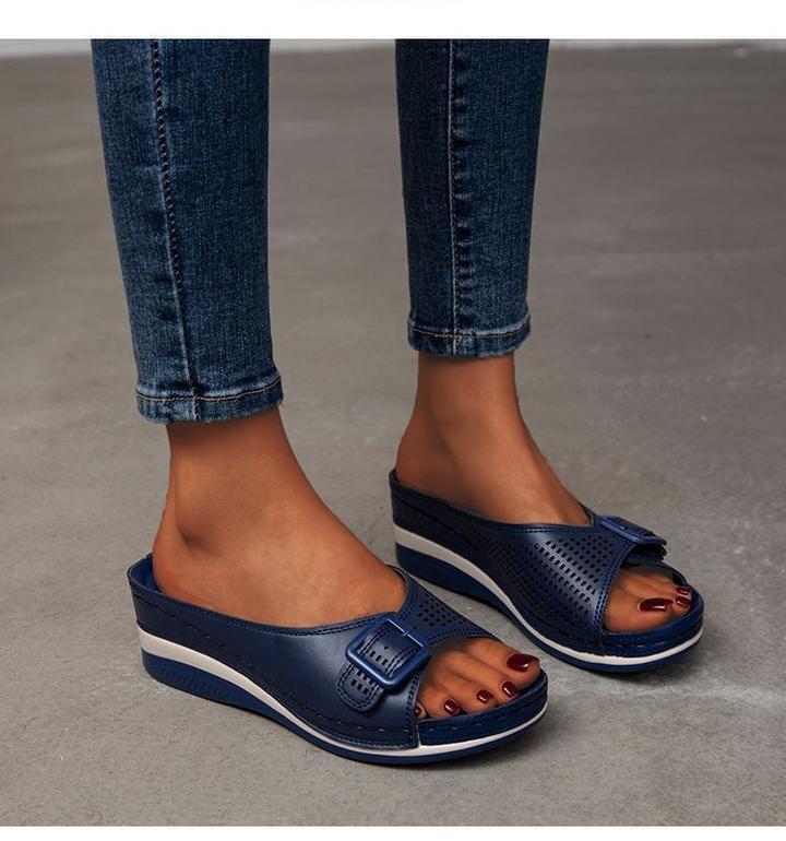 Wow!! NEW ARRIVALS.🔥| Last Day 70% OFF | LEATHER SOFT FOOTBED ARCH-SUPPORT SANDALS