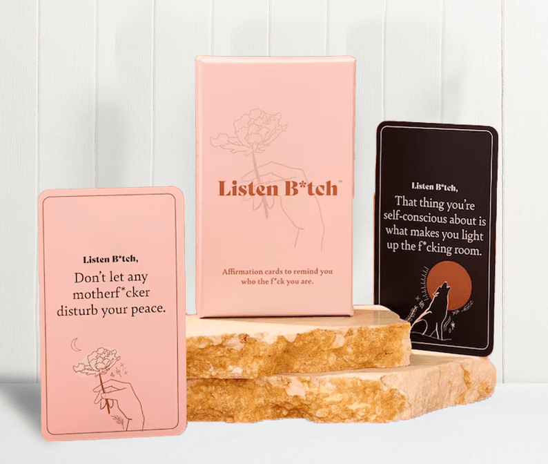 Listen B*tch Affirmation Cards - Pasable