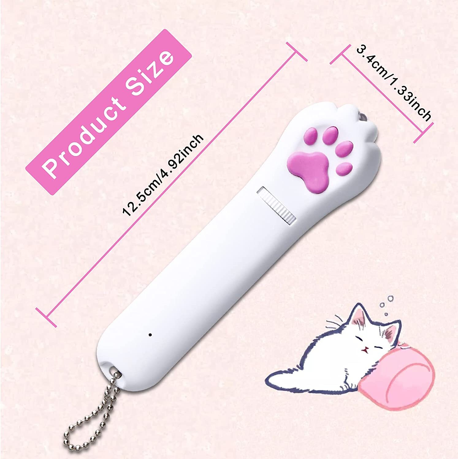 LED Light Pointer USB Rechargeable Pet Catch Toys