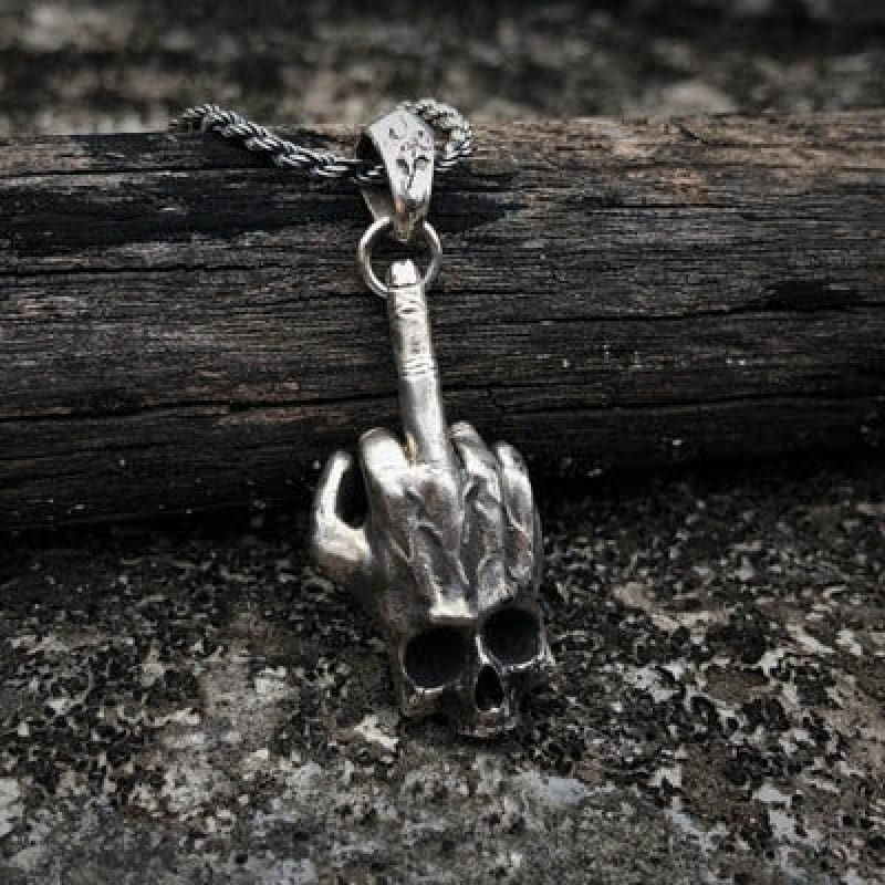 Skull Hand Necklace 