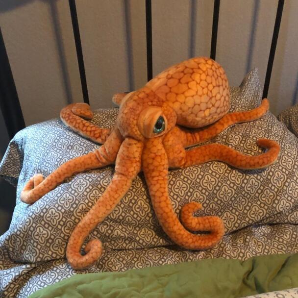 Realistic Octopus Plush🐙,Giant Stuffed Marine Animals Toy Gifts for Kids