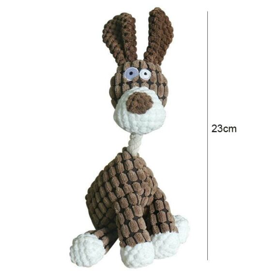 ROBUSTPLUSH – IMMORTAL SQUEAKER PLUSH TOY FOR AGGRESSIVE CHEWERS