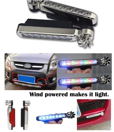 Automatic Wind Power LED Car Light