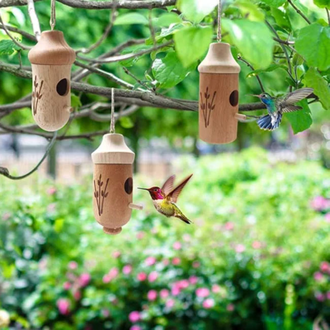 Last Day Sale 50% OFF💕Wooden Hummingbird House-Gift for Nature Lovers