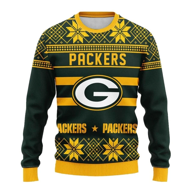 GREEN BAY PACKERS 3D CHRISTMAS HOODIE ABC04