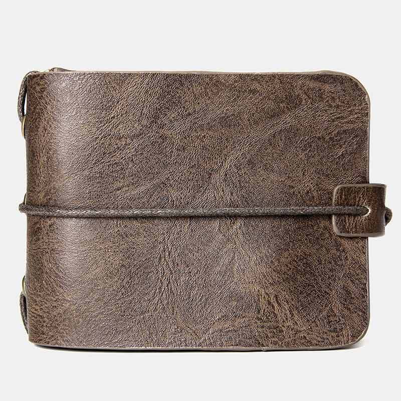 Vintage Card Holder Solid Short Wallet