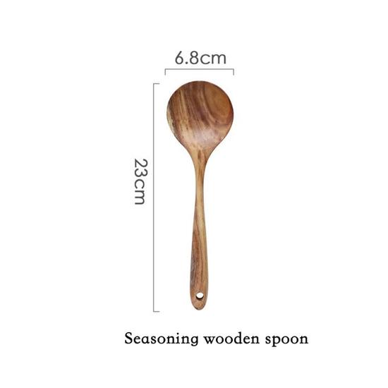 [💥SAVE 60% OFF TODAY ONLY] Natural Teak Wood Utensil Set - 💝Best Mother's Day Gift!