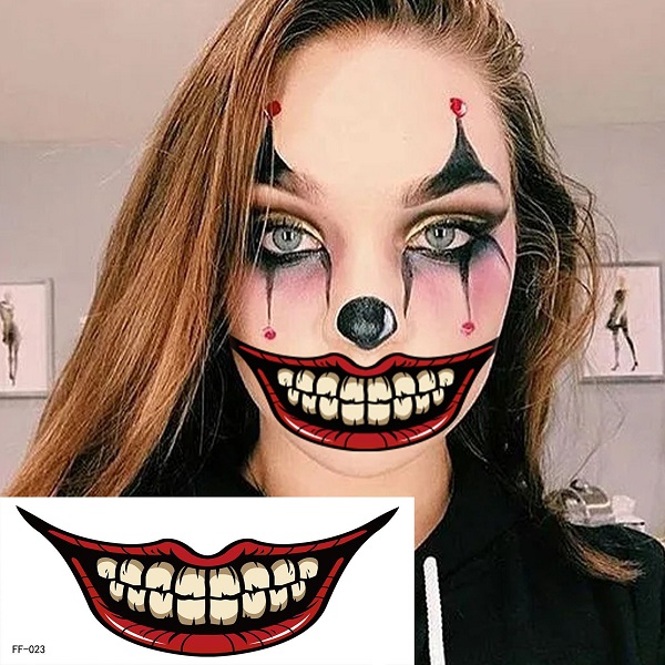 Last Day 45% OFF🔥 2023 New Halloween Prank Makeup  Tattoo